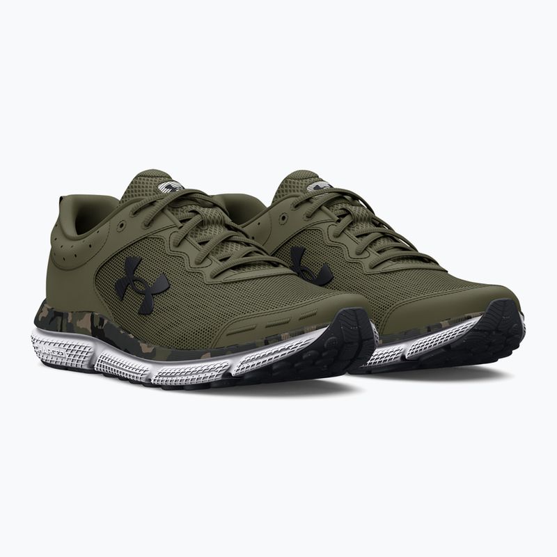 Men's running shoes Under Armour Charged Assert 10 Camo marine od green/marine od green/black 10