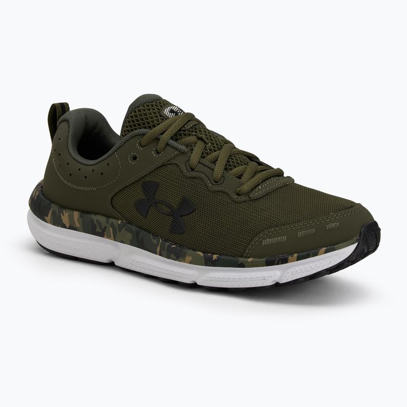 Men's running shoes Under Armour Charged Assert 10 Camo marine od green/marine od green/black