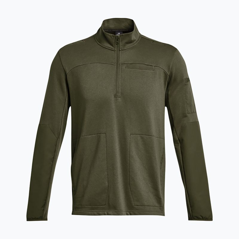 Men's sweatshirt Under Armour Tactical Rival Job Fleece 1/4 Zip marine from green 5