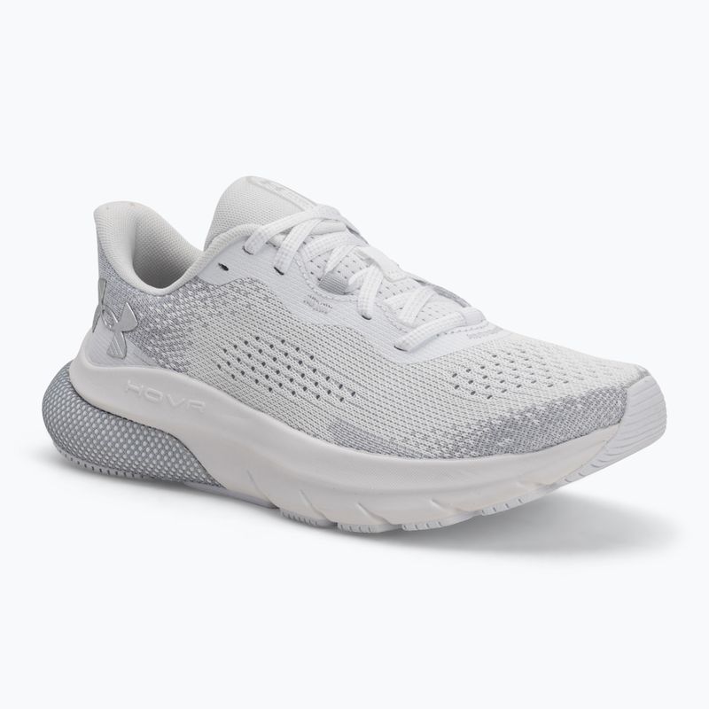 Women's running shoes Under Armour Hovr Turbulence 2 white/white/metallic silver