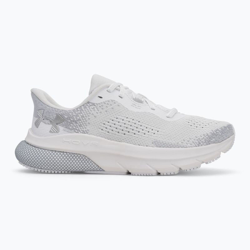 Women's running shoes Under Armour Hovr Turbulence 2 white/white/metallic silver 2
