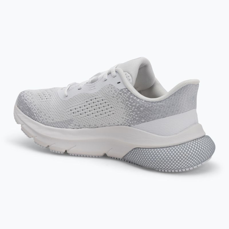 Women's running shoes Under Armour Hovr Turbulence 2 white/white/metallic silver 3