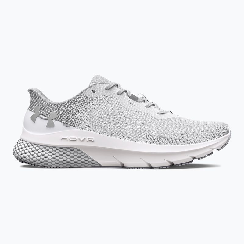Women's running shoes Under Armour Hovr Turbulence 2 white/white/metallic silver 8