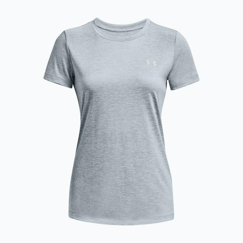 Under Armour Tech SSC women's training t-shirt harbor blue/gravel/metallic silver 5