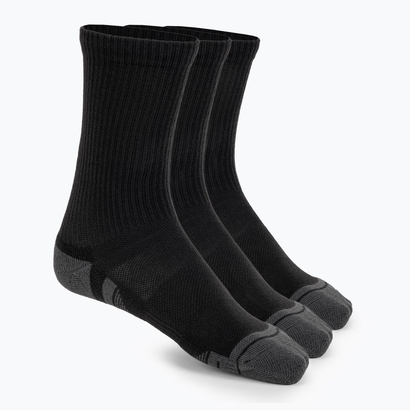 Under Armour Performance Tech 3pk Crew socks black/black/jet gray