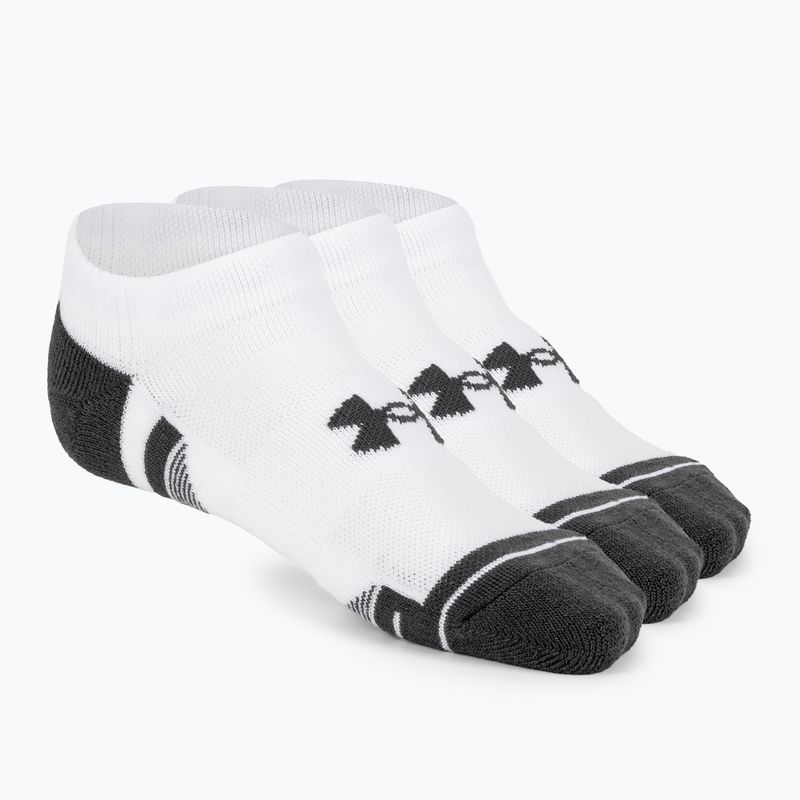 Under Armour Performance Tech 3pk NS socks white/white/jet gray