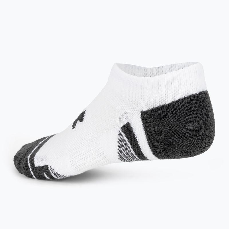 Under Armour Performance Tech 3pk NS socks white/white/jet gray 3