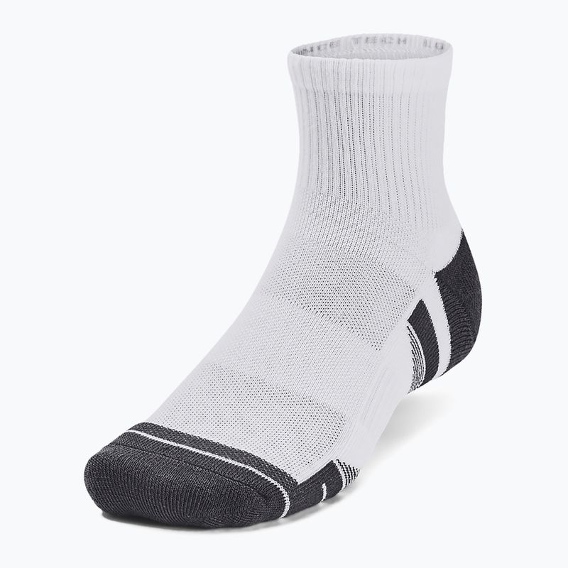 Under Armour Performance Tech socks 3 pairs white/white/jet gray 2