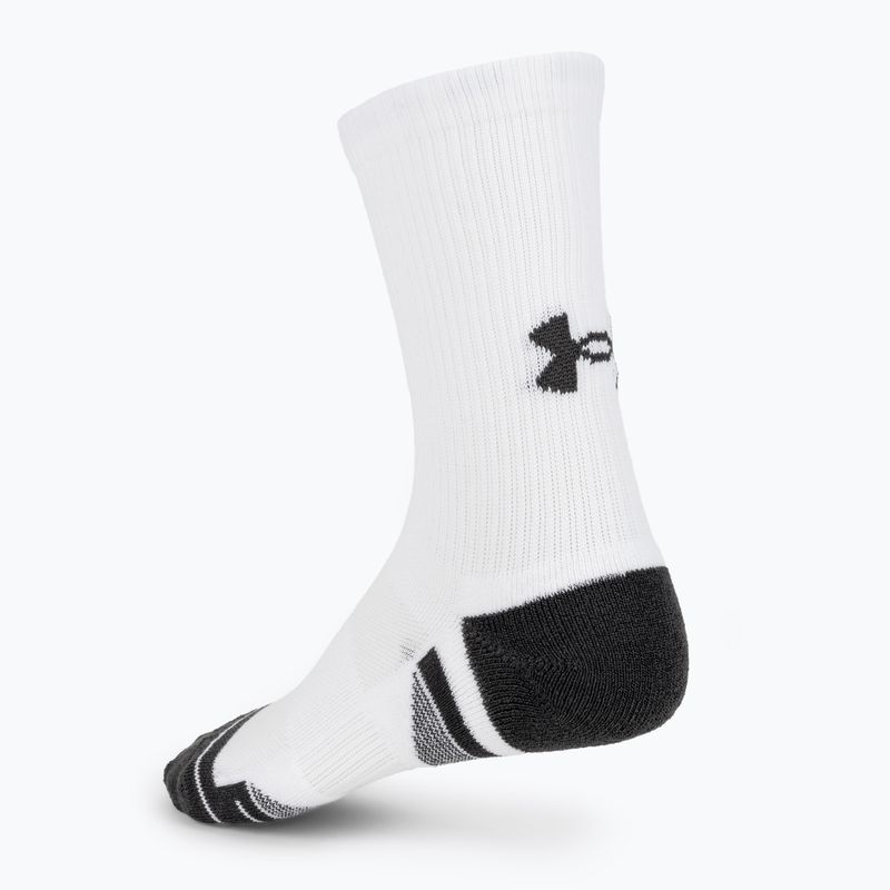 Under Armour Performance Tech 3pk Crew mod gray/white/jet gray socks 5