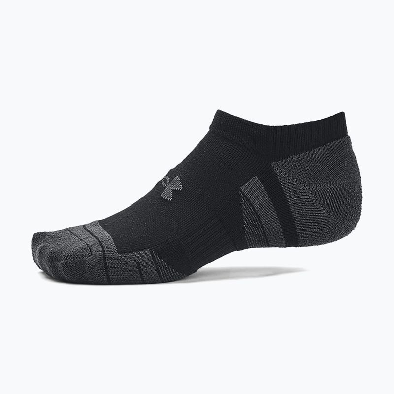 Under Armour Performance Tech 3pk NS socks black/black/jet gray 3