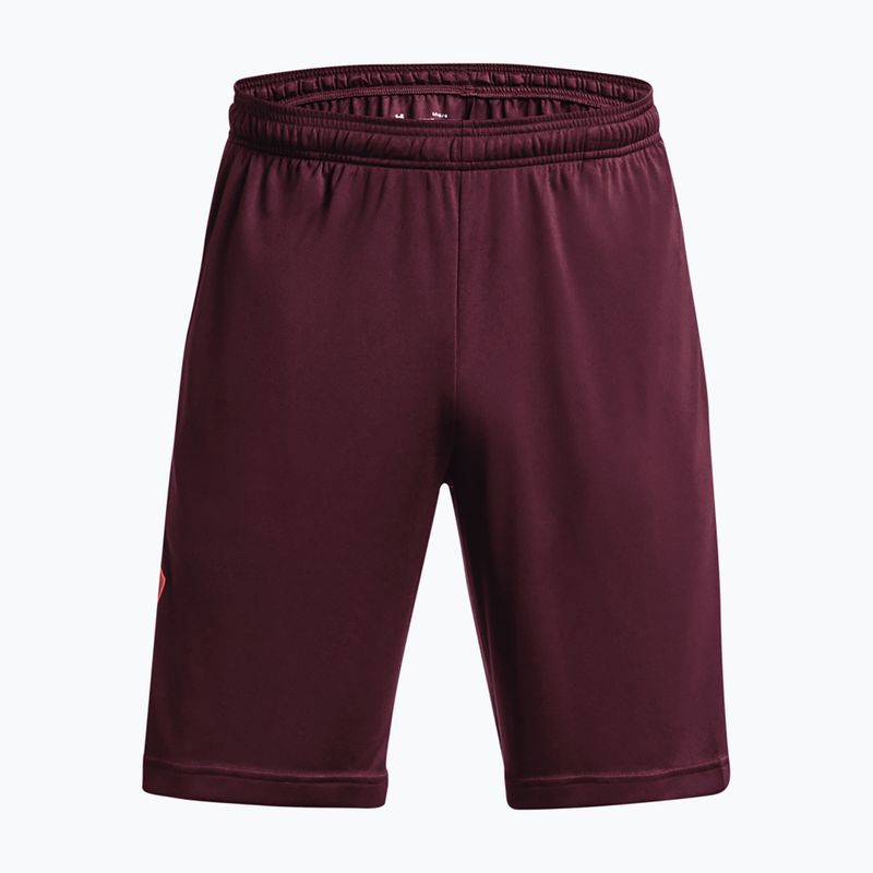 Under Armour Tech Graphic men's training shorts dark maroon/beta 5