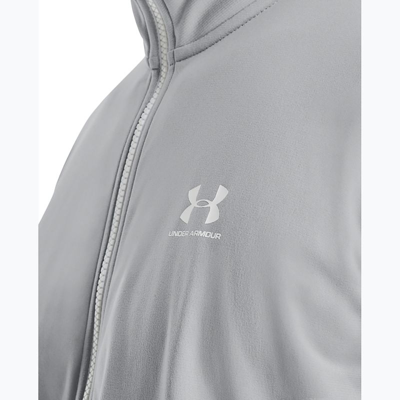 Men's Under Armour Sportstyle Tricot mod gray/white sweatshirt 6