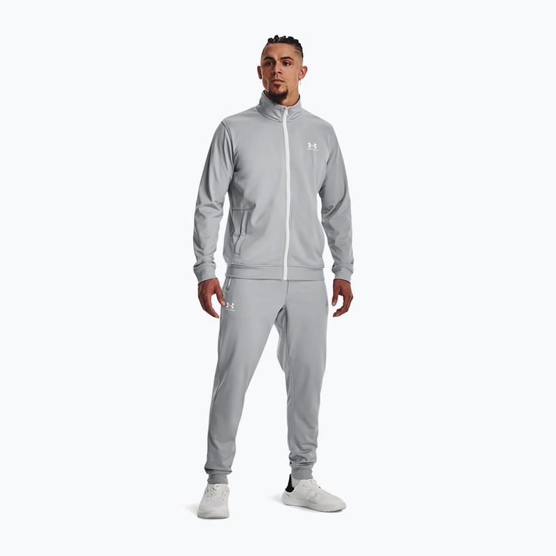 Men's sweatshirt Under Armour Sportstyle Tricot mod gray/white 2
