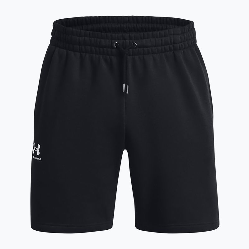 Men's shorts Under Armour Icon Fleece black/white 5