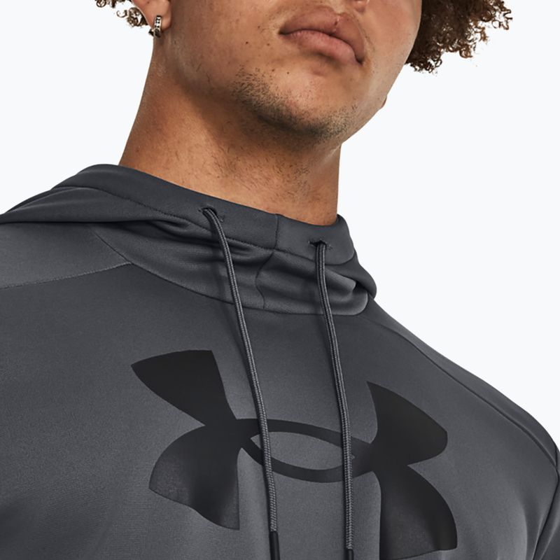 Men's Under Armour Fleece Big Logo HD pitch gray/black sweatshirt 3