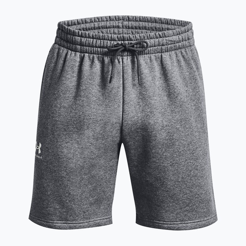 Men's shorts Under Armour Icon Fleece Pitch gray medium heather/white 5