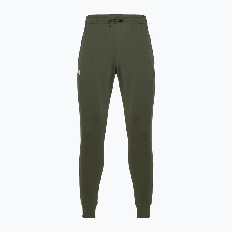 Under Armour men's training trousers Rival Fleece Joggers marine from green/white 4