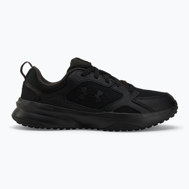 Men's training shoes Under Armour Charged Edge black/black/black 2