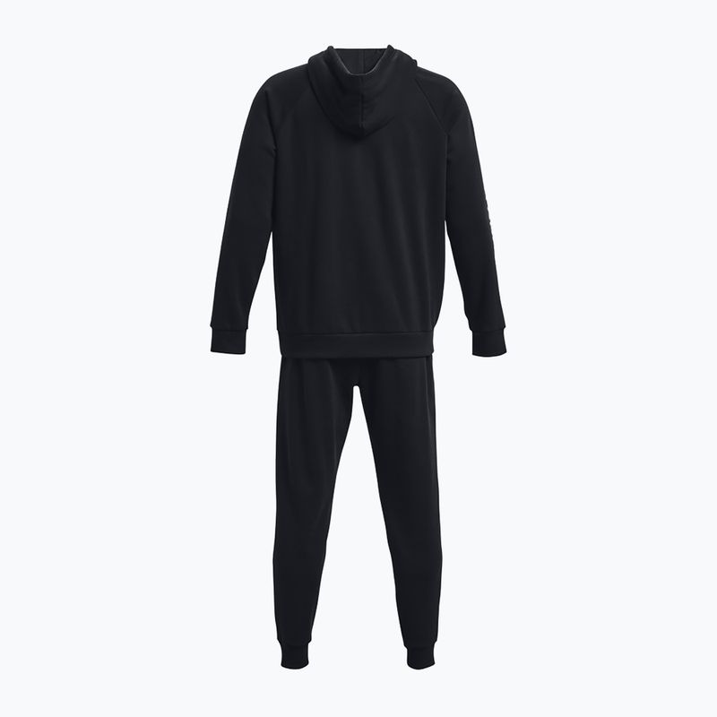 Under Armour men's tracksuit Rival Fleece Suit black/white 6