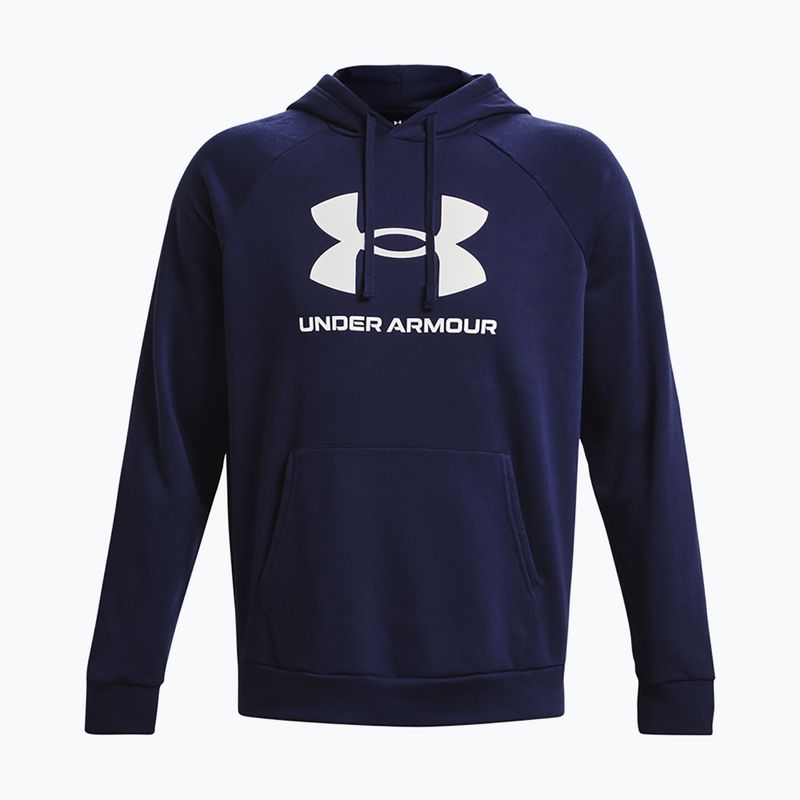 Men's sweatshirt Under Armour Rival Fleece Logo HD midnight navy/white 5