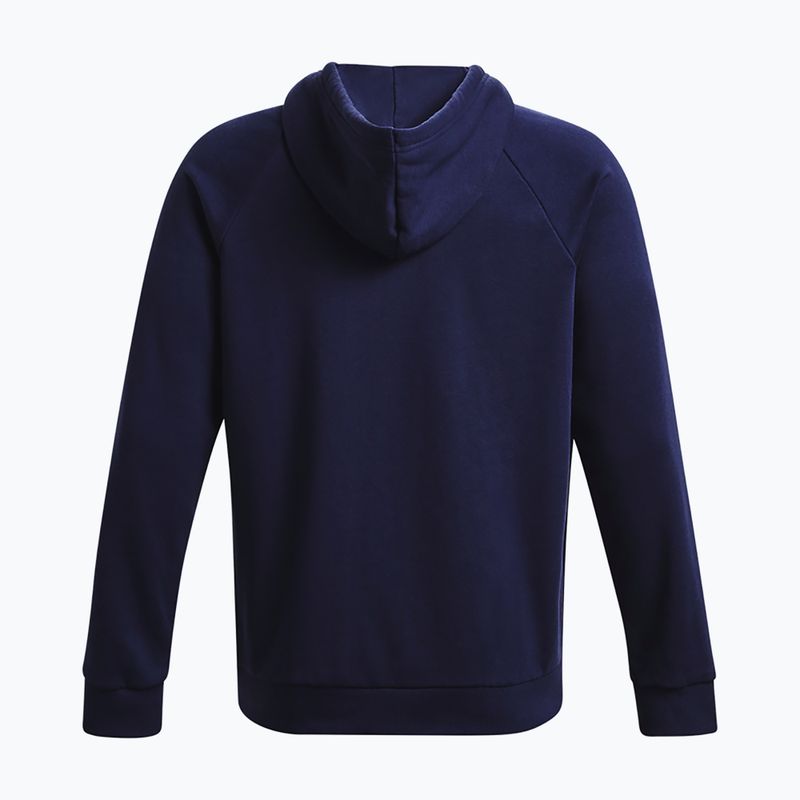 Men's sweatshirt Under Armour Rival Fleece Logo HD midnight navy/white 6