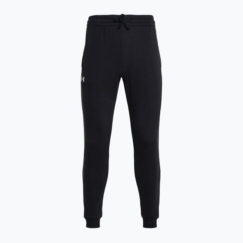 Under Armour men's training trousers Rival Fleece Joggers black/white 4