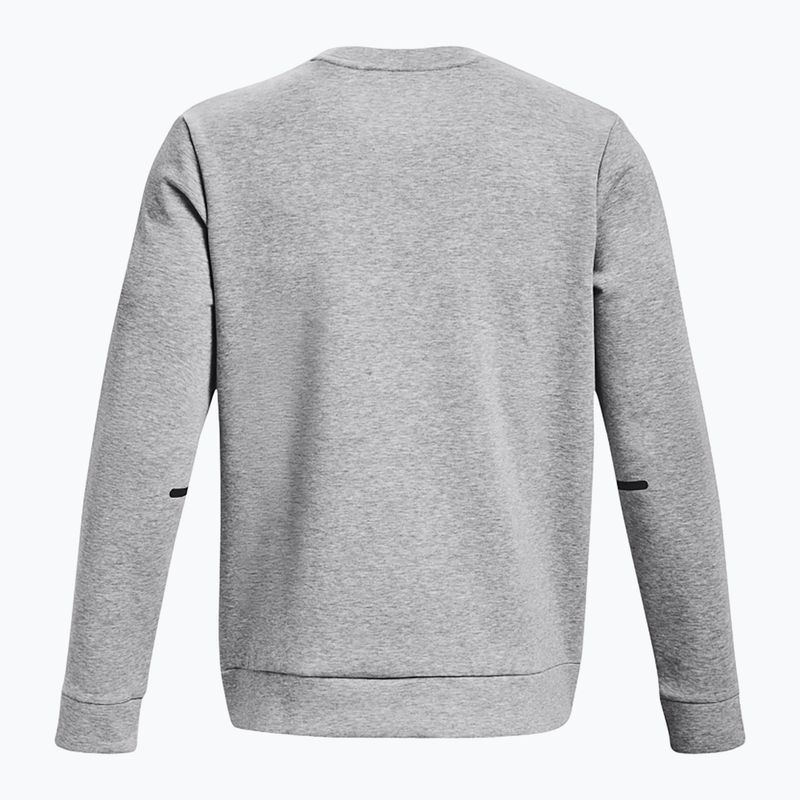 Men's sweatshirt Under Armour Unstoppable Fleece Crew mod gray/black 6