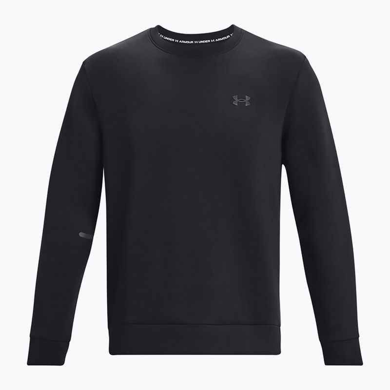 Men's sweatshirt Under Armour Unstoppable Fleece Crew black/black 5