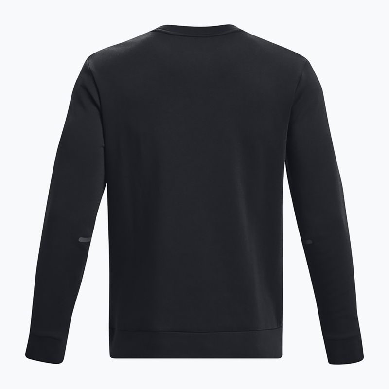 Men's sweatshirt Under Armour Unstoppable Fleece Crew black/black 6
