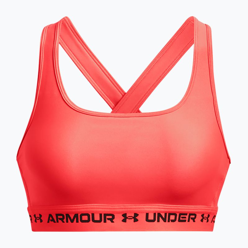 Under Armour Crossback Mid betal/black fitness bra 5