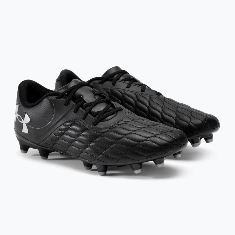 Under Armour Magnetico Select 3.0 FG black/metallic silver football boots 4