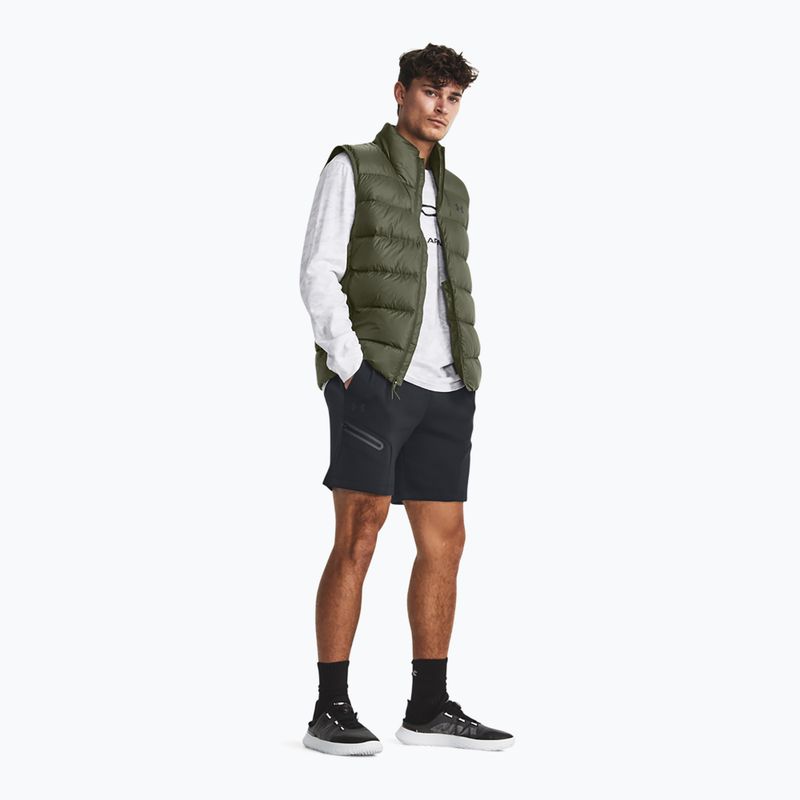 Men's training shorts Under Armour Unstoppable Fleece black/black 2