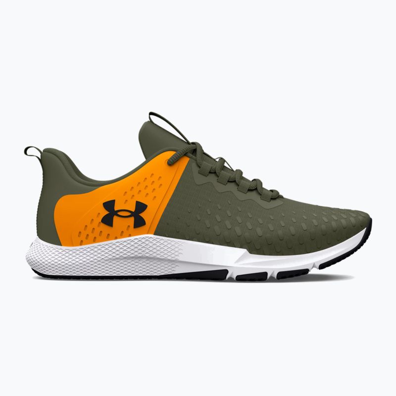 Under Armour Charged Engage 2 men's training shoes marine from green/formula orange/black 10