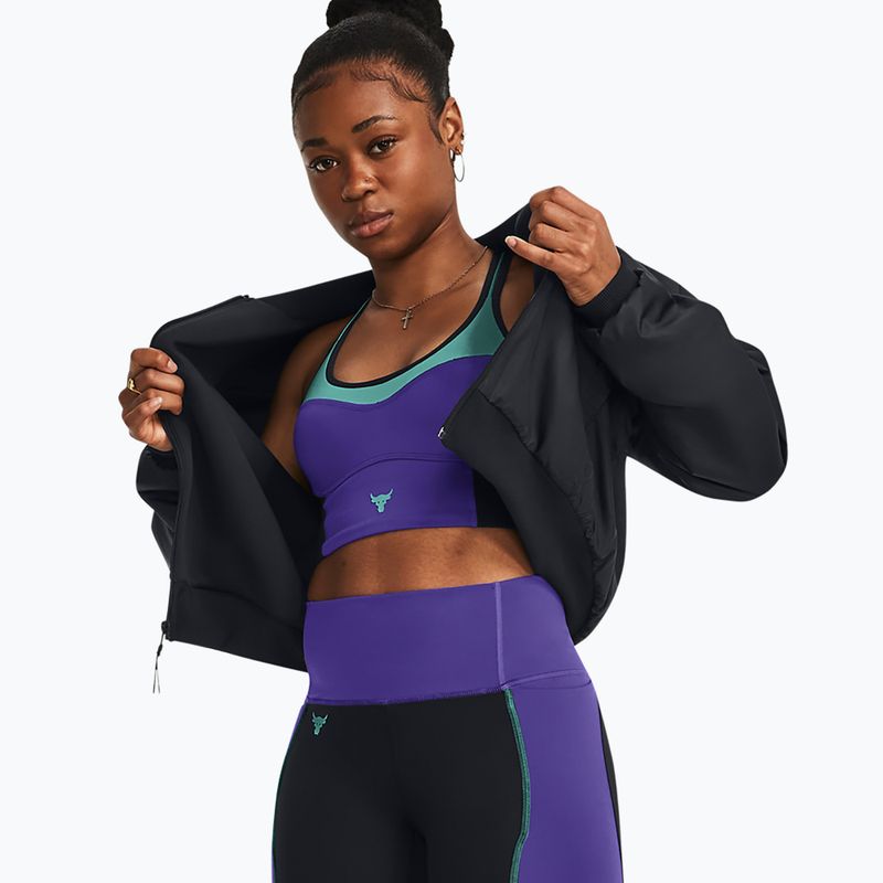 Women's jacket Under Armour Project Rock Bomber black 5