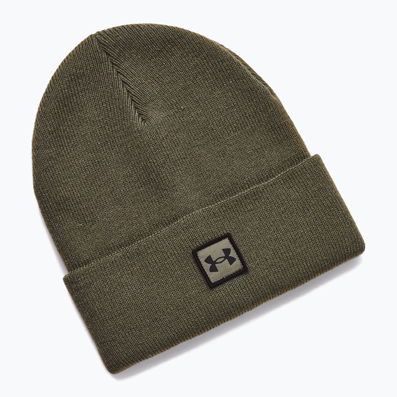 Winter hat Under Armour Halftime Cuff marine od green/black 2
