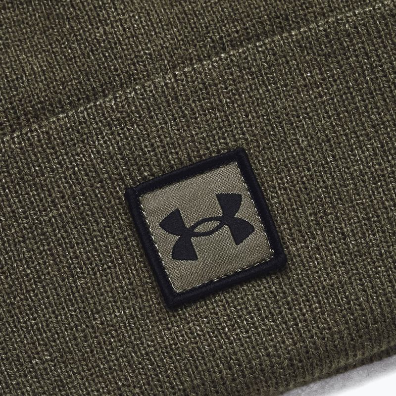 Winter hat Under Armour Halftime Cuff marine od green/black 3