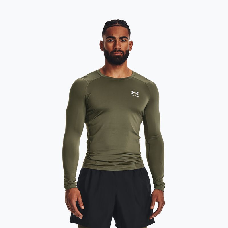 Under Armour men's training longsleeve Ua HG Armour Comp LS marine from green/white