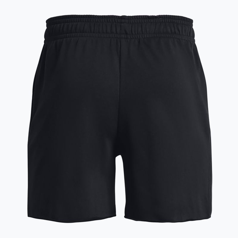 Men's shorts Under Armour Rival Terry 6in black/onyx white 6