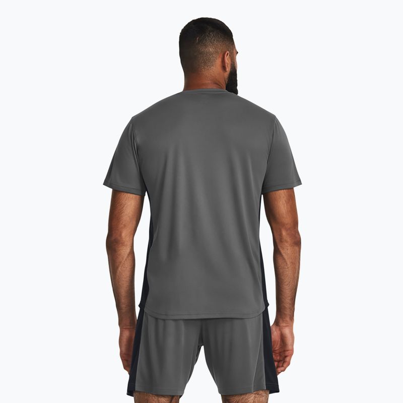 Men's football T-shirt Under Armour Challenger Train castlerock/white 3