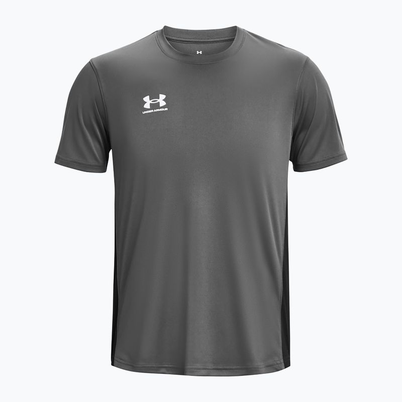 Men's football T-shirt Under Armour Challenger Train castlerock/white 5