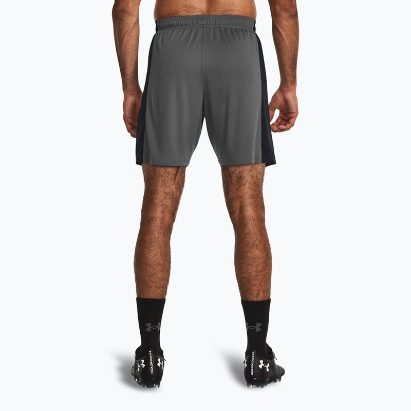 Men's football shorts Under Armour Challenger castlerock / white 3