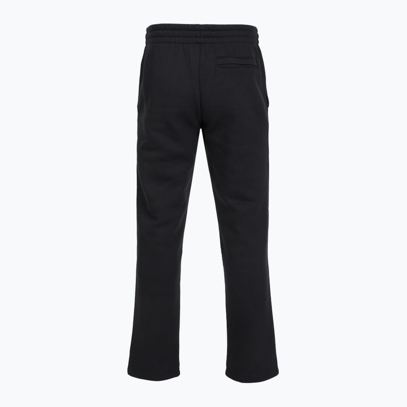 Men's trousers Under Armour Icon Fleece Pant black/white 2