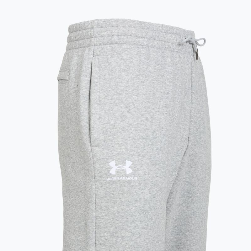 Men's trousers Under Armour Icon Fleece Pant mod gray full heather/white 3