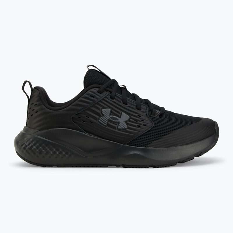 Men's training shoes Under Armour Commit 4 black/ultimate black/castlerock 2