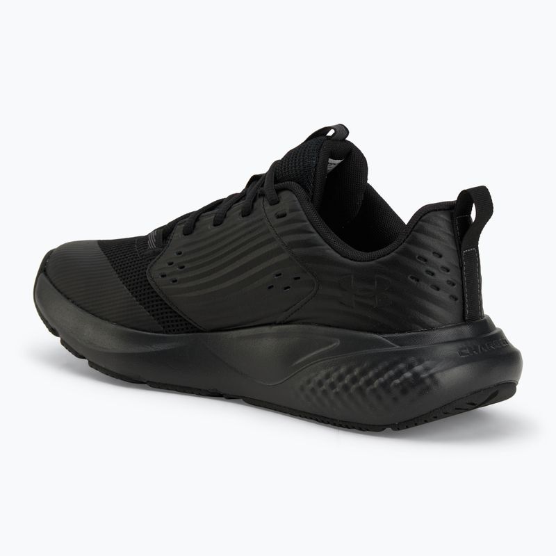 Men's training shoes Under Armour Commit 4 black/ultimate black/castlerock 3