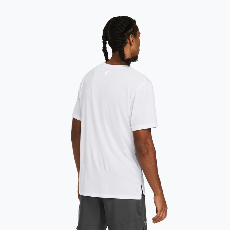 Men's Under Armour Streaker Splatter white/white/reflective running shirt 2