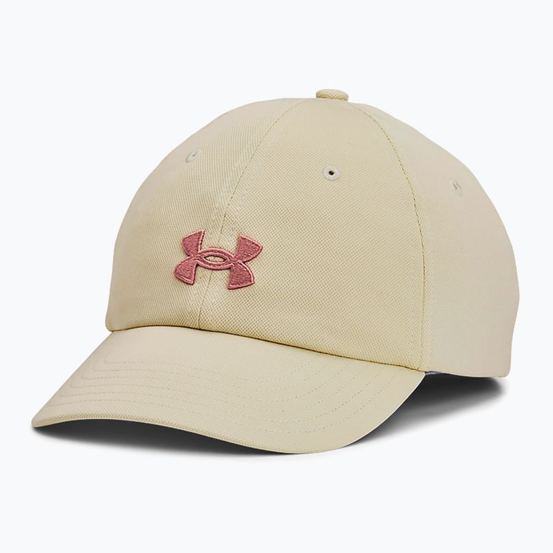 Under Armour women's Blitzing Adj silt/canyon pink baseball cap 2