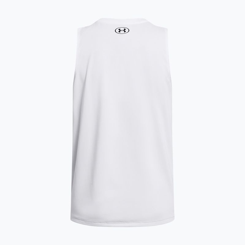 Women's training shirt Under Armour Tech Tank Solid white/black 2