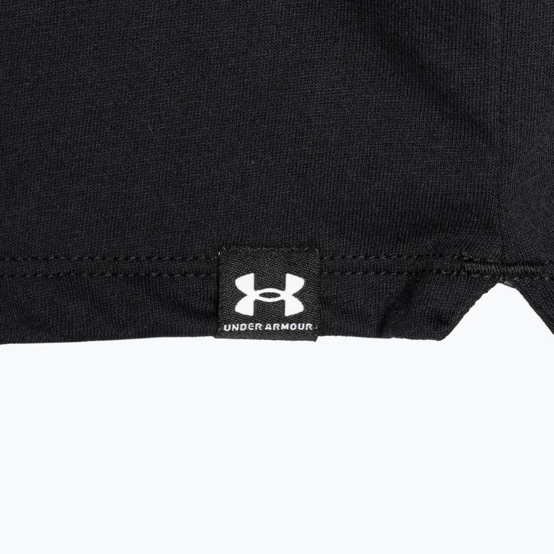 Under Armour Campus Boxy Crop black/white women's training t-shirt 5