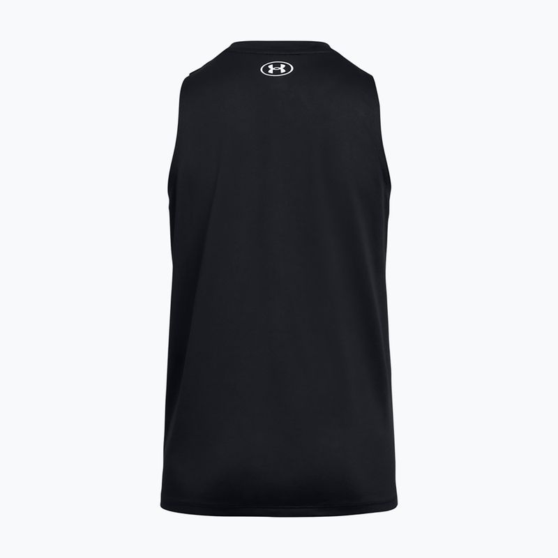 Women's training shirt Under Armour Tech Tank Solid black/white 2